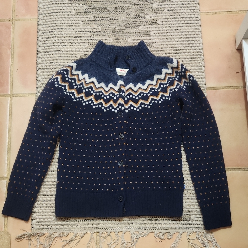 Fjallraven Ovik Wool Cardigan Medium